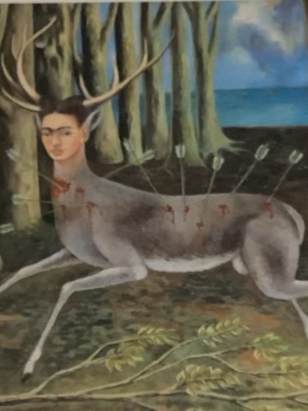 Frida Kahlo, Painting, The Wounded Deer, Artist Post Card - Picture 2 of 2